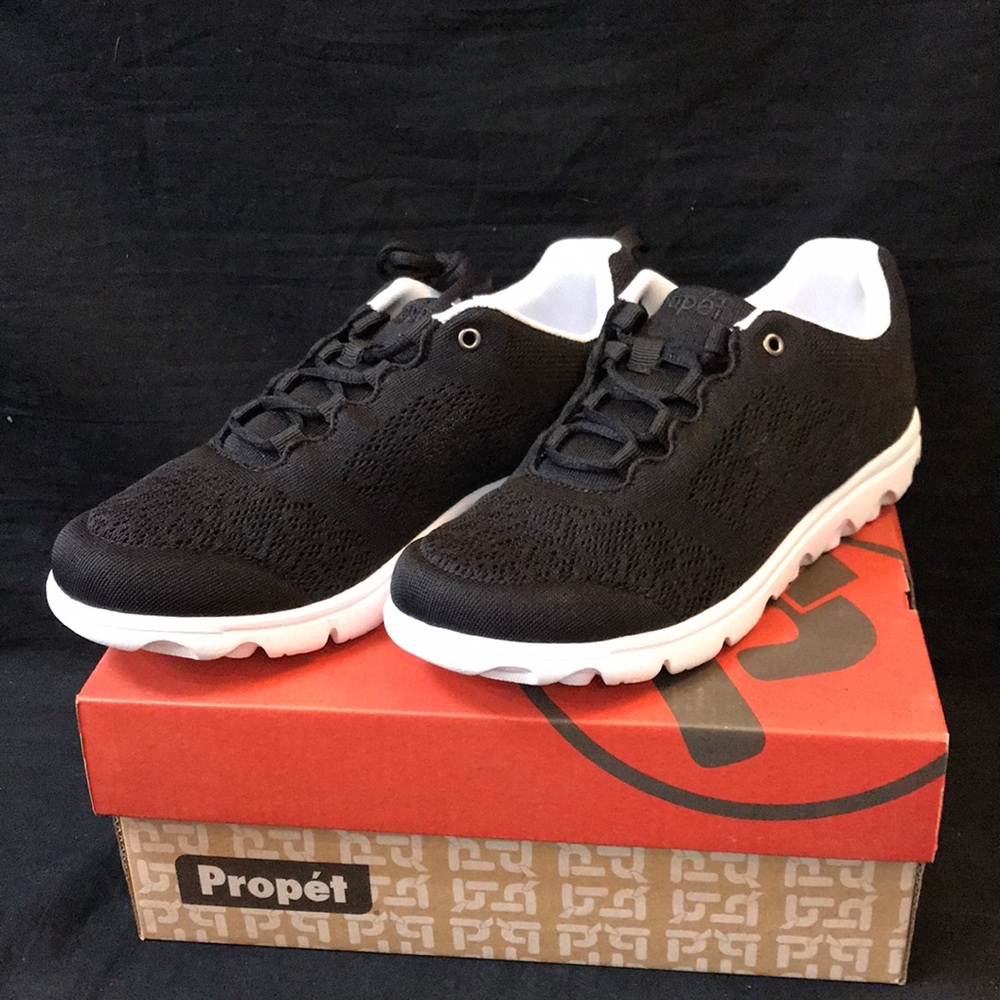 Propet TravelActiv Women's Casual Sneakers, Black - Picture 3 of 8